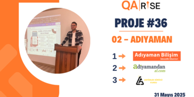 QA Rise Proje 36 – Adıyaman’daki Yerel Siteleri Test Ediyoruz!